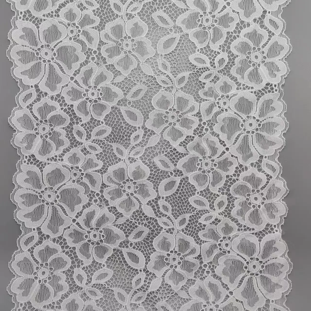 25 सेमी फीता सामग्री अफ्रीकी फीता कपड़ा 3 डी फूल विंटेज दिल सफेद पुष्प फीता स्पैन्डेक्स कपड़े अधोवस्त्र सेट के लिए नेट कपड़े