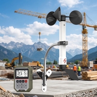 Pièces de grue à tour, anémomètre sans fil WL-21 avec indication de la direction du vent pour grue mobile