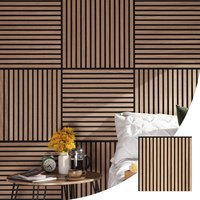 Paneles Acústicos Listonados Akupanel de Madera MDF para Interiores, Tableros de Roble para Absorción de Sonido y Reducción de Ruido en Paredes