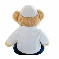 Ours en peluche personnalisé avec logo, jouet en peluche doux, rembourré en coton PP, figurine en peluche pour cadeau et promotion