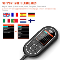 Outil de diagnostic automobile multi-langues ANCEL BD310, scanner OBD2 2-en-1 avec lecteur de code Bluetooth et fonction de test de batterie