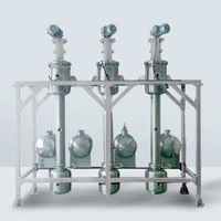 Colonne d'extraction de solvant de laboratoire pour hydraométallurgie chimique RDC