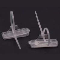 Vente en gros usine – Marqueur de câble auto-bloquant, étanche, transparent, 10x31mm, avec logo personnalisé, pour usage industriel, porte-étiquette en plastique pour fils