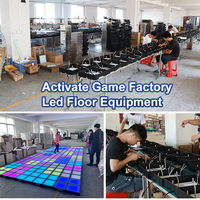 Réaction personnalisée Jeu actif Salle de plancher Led Activité d'évasion interactive Équipement de jeu d'étiquette laser professionnel