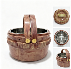 4개 세트 보온 도시락 세트 손잡이가 있는 대용량 보온 도시락 - Product Image 6