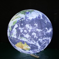 Globe terrestre gonflable décoratif en PVC