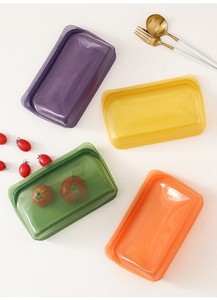 Bolsas de Silicona Premium para Almacenamiento de Alimentos, Bolsas Ecológicas para Congelador, Bolsas para Snacks, Recipientes para Almuerzo y Preparación de Comidas - Product Image 5