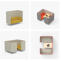 Cloison de bureau insonorisée en tissu, panneau acoustique, cadre mural, mobilier de bureau, cloison de séparation pour usine et bureau