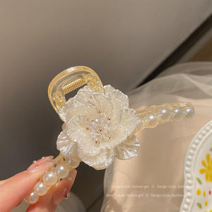 <span class=keywords><strong>Barrette</strong></span> à cheveux en forme de requin pour femmes, grande queue de cheval, pince à griffes coréenne, cheveux épais, couleur verte, fleur, <span class=keywords><strong>crabe</strong></span>, Barrettes, 2022 - Product Image 5