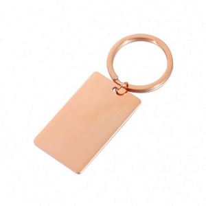 Llavero de Acero Inoxidable con Acabado Espejo, Placa en Blanco para Grabar, Regalo para Mujer, Texto Personalizado, Logotipo, Código QR, Código de Barras - Product Image 6