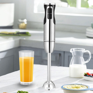 Batidora de mano eléctrica de acero inoxidable con doble cuchilla para hacer jugos y mezclar, capacidad inferior a 1 litro - Product Image 1