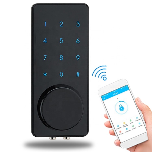 New Fashion Digital APP Controlled Front Door Lock WiFi Smart Password Blue Tooth Door Lock With SMS for Home Residential