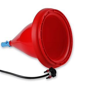 Nouvelle Abreuvoir Automatique Plasson Rouge et Blanc en <span class=keywords><strong>Plastique</strong></span> PP Haute Capacité pour Poulets de Chair en Élevage - Product Image 2