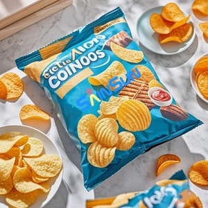 Custom Printed Snack Food Plastic Bags Resealable Plastic Potato Chips Crisp Packaging Bag <b>Material</b> - Product Image 5