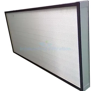 ULPA H12 H14 U15 U16 U17 Filtre à air pour salles blanches Filtre à air hepa en fibre de verre à température en acier inoxydable