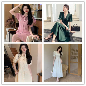 2023 Merkkleding Dames Gemengde Stijl Stock Jurken T-shirts Ropa Mujer Kleine Shirts Broeken Rokken Tweedehands Kleding - Product Image 2