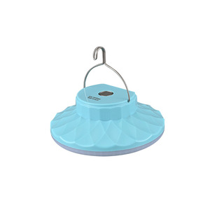 Portable Rechargeable LED Camping Lantern Blue <b>Plastic</b> Body USB Powered White Light Ceiling Mount <b>Hook</b> Design - Product Image 2