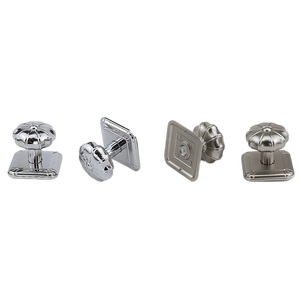 Poignée en alliage de zinc style crème, motif citrouille américaine, à trou unique, luxe léger, rétro, pour tiroir de meuble et porte de placard Dingxin - Product Image 1