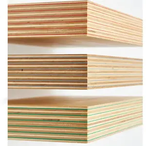 A basso prezzo di alta qualità 3 strati sottile grano di legno in fibra di vetro pioppo 3Mm rivestito di compensato fogli per mobili da cucina