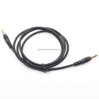 Adaptateur audio à tête droite 3.5MM à 5 canaux Câble audio à tête droite 3.5MM à 5 canaux 1 mètre Noir