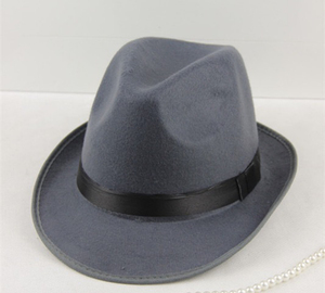 2022 kustom baru hitam merasa Fedora topi untuk pria musim gugur musim dingin pita mengikat Rim grosir untuk pesta dan bisnis pemandangan - Product Image 6
