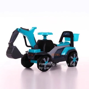 Escavatore Elettrico Giocattolo Unisex Grande, Veicolo Cavalcabile a Batteria con Telecomando, Modello in Plastica di <span class=keywords><strong>Macchina</strong></span> da Costruzione - Product Image 6