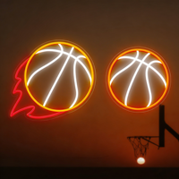 Enseigne néon LED en acrylique personnalisée pour salle de jeux, décoration de chambre de garçon - Vente en gros