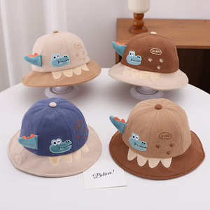Autunno inverno simpatico animale cartone animato per bambini cappello a secchiello caldo 100% poliestere traspirante per ragazzi ragazze - Product Image 2