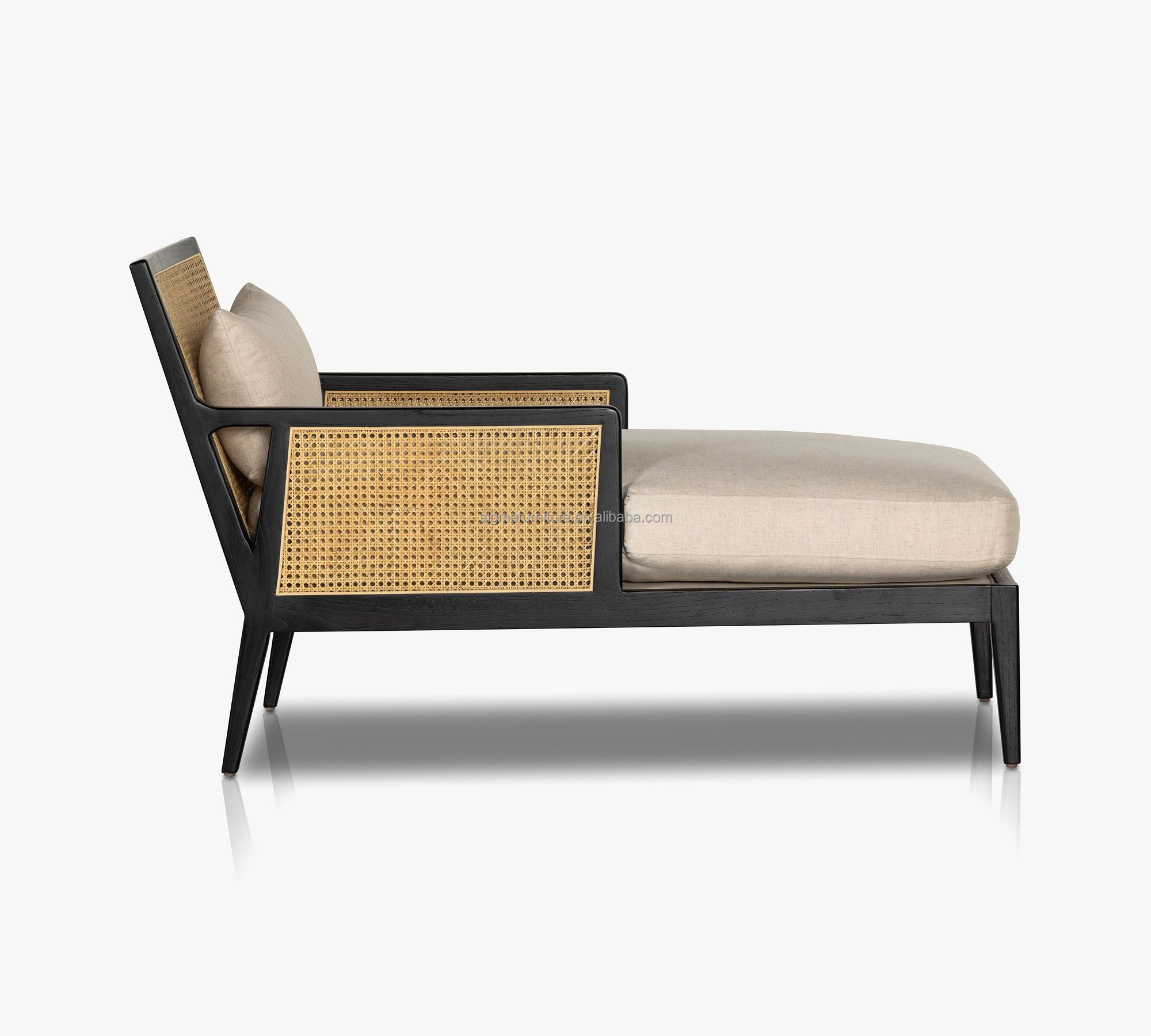 New fashion italian luxury villa sofa rest chaise lounge design living room furniture