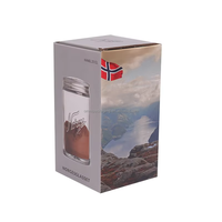 Boîtes d'emballage cadeau pour tasses en verre thé café tasse à café logo personnalisé de matériaux recyclés