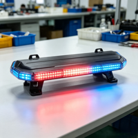 Neue Rot-Blaue LED-Notfall-Warnleuchte für Fahrzeugdächer, 12V Hochintensiver Blinkmodus