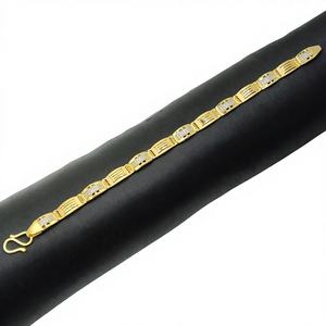 22K Yellow Gold <b>Mens</b> Bracelet with Elegant Link Design Premium Finish Traditional and Modern Jewelry for Daily and Party Wear - Product Image 2