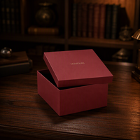 Boîte cadeau de luxe personnalisée en carton rigide avec couvercle et base, emballage écologique en deux parties avec logo personnalisé