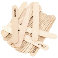 Bâtonnets de crème glacée en bois écologiques, nouveau style, vente en gros, emballage personnalisé, bâtonnets de sucettes glacées en bois