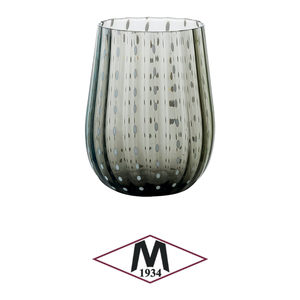 Grey Drops <b>Water</b> Tumbler 40 cl Mouth-Blown Glass H 10 cm Ø 8.3 cm M1934 - Product Image 4