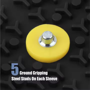 <span class=keywords><strong>Ice</strong></span> Snow Grips Tacos de tracción Zapatos Grips 5 Spikes Botas Zapatos Protección segura Crampones Cadena antideslizante Zapato <span class=keywords><strong>Ice</strong></span> Walker - Product Image 5