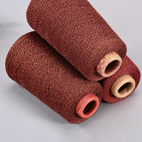 Fil de coton recyclé durable Air Spun, max 32 fils, doux, pour tricot et tissage, idéal pour les accessoires textiles ménagers