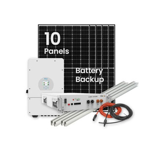 ระบบกักเก็บพลังงานในครัวเรือน Deye 12kW ไฮบริด แบตเตอรี่ลิเธียม 20kWh พร้อมแผงโซลาร์เซลล์ LONGi รุ่น LFPWall-5000 Hybrid Stor - Product Image 4