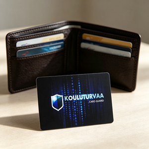 Carte de protection anti-skimming NFC taille carte de crédit, 13,56 MHz, bloqueur de signal RFID, anti-jammer, anti-brouilleur, fournie par l'usine - Product Image 5