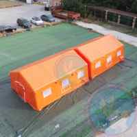 Carpa Inflable de PVC de Alta Resistencia, Fabricada en China, Refugio Médico de Emergencia, Carpa Grande Personalizada para Alivio en Exteriores