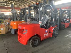 HAILIN 3.5 Ton Diesel <b>Forklift</b> Counterbalance Red Warehouse Handling Equipment Hydraulic Side Shifter Pneumatic Tires Two Stage - Product Image 4