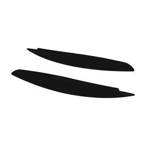 Couverture de phare YTOP en ABS noir brillant pour BMW Série 1 E81 2008-2013 - Product Image 1