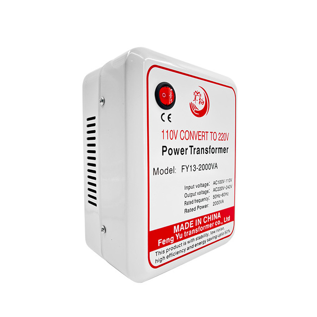 Household Appliances 2000W Boost Power Autotransformer 110V 60Hz to 220V 50Hz Voltage Conversion Transformer CE for