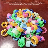Bagues d'identification en plastique pour pigeons de course/de voyage – Fournitures pour animaux de compagnie