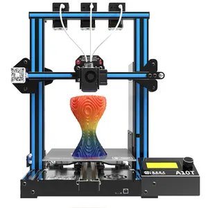 3d Printer Machine Geeetech A10T 3 Extruders Snelle Montage Ondersteuning Pla Abs Petg Hout Pva