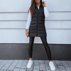 <span class=keywords><strong>Gilet</strong></span> pour <span class=keywords><strong>femme</strong></span>, veste unie, vintage, à capuche, col mandarin, fermeture éclair, veste longue pour <span class=keywords><strong>femme</strong></span>, <span class=keywords><strong>grande</strong></span> <span class=keywords><strong>taille</strong></span> - Product Image 4
