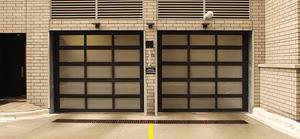Portes enroulables industrielles avec panneau de vision, grille en aluminium isolée, écran rétractable, <span class=keywords><strong>porte</strong></span> de <span class=keywords><strong>garage</strong></span> - Product Image 6