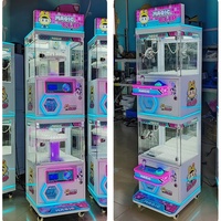 Mini machine à griffes à deux couches poupée grue jouets en peluche prix cadeau distributeur automatique jeu à pièces