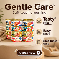 Nourriture humide pour chat MAIDOU, riche en protéines, en conserve de 85 g, sans céréales, pour les chats aux estomacs sensibles, saveur poulet, en-cas