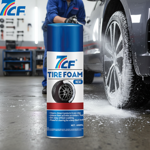 7CF nouveau produit d'entretien des pneus de voiture vente en gros produits automobiles nettoyeur de mousse de pneus - Product Image 5